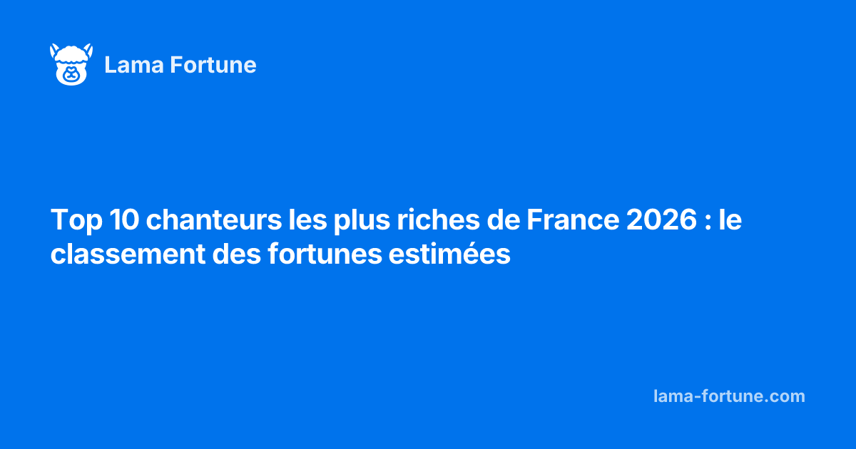 Les 20 Artistes Les Plus Riches En France
